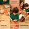 Set of 2 Kids&#x27; 3D Paper Gingerbread House Kits